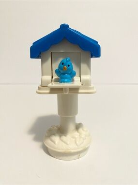 Fisher Price Little People Mail Box Mailbox W/ Blue Bird House House Dollhouse